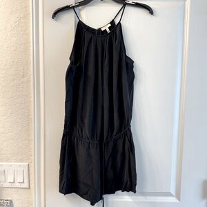 Joie Elegant Black Spaghetti Strap Romper